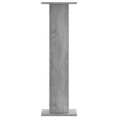 vidaXL Lautsprecherständer 2 Stk. Grau Sonoma 30x30x95cm Holzwerkstoff