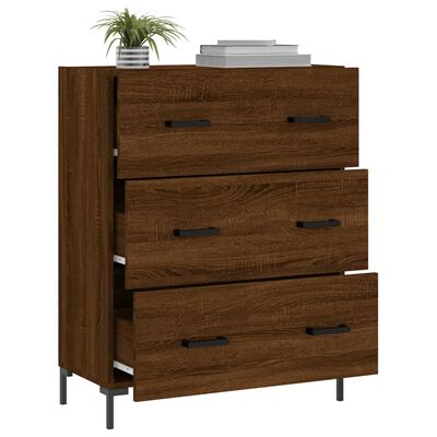 vidaXL Sideboard Braun Eichen-Optik 69,5x34x90 cm Holzwerkstoff