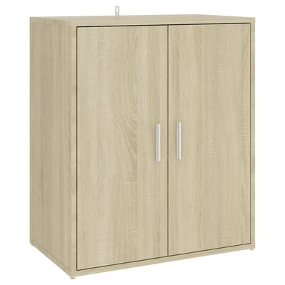 vidaXL Schuhschrank Sonoma-Eiche 60x35x70 cm Holzwerkstoff