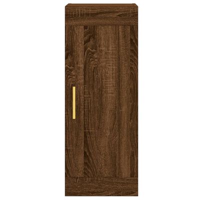 vidaXL Wandschrank Braun Eichen-Optik 34,5x34x90 cm Holzwerkstoff