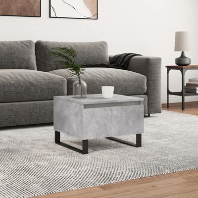 vidaXL Couchtisch Betongrau 50x46x35 cm Holzwerkstoff