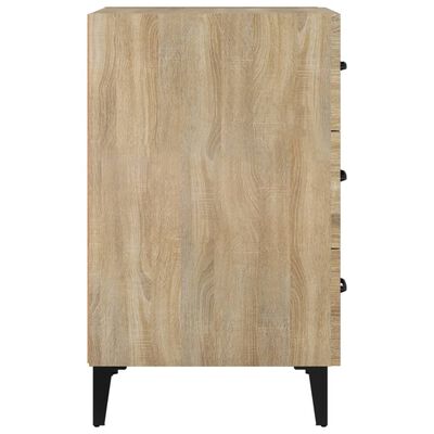 vidaXL Nachttisch Sonoma-Eiche 40x40x66 cm Holzwerkstoff