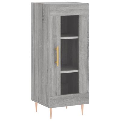 vidaXL Highboard Grau Sonoma 34,5x34x180 cm Holzwerkstoff