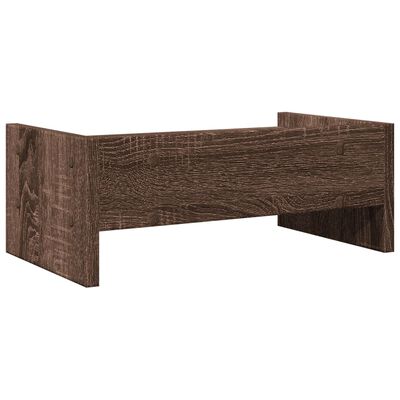 vidaXL Monitorständer Braun Eichen-Optik 42x24x16 cm Holzwerkstoff