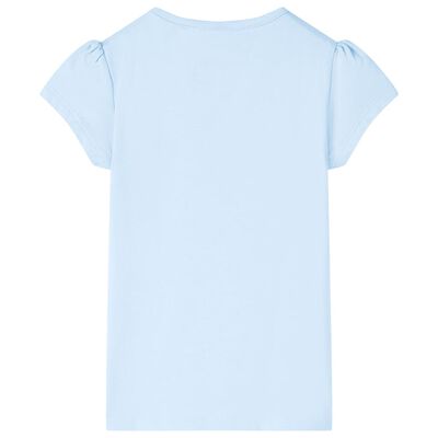 Kinder-T-Shirt Hellblau 128