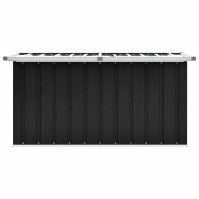 vidaXL Gartenbox Anthrazit 129x67x65 cm