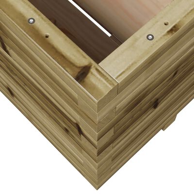 vidaXL Pflanzkübel 100x100x49,5 cm Kiefernholz Imprägniert