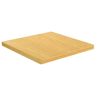 vidaXL Tischplatte 90x90x4 cm Bambus