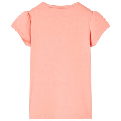 Kinder-T-Shirt Korallenrosa 140