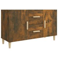 vidaXL Sideboard Räuchereiche 100x36x60 cm Holzwerkstoff