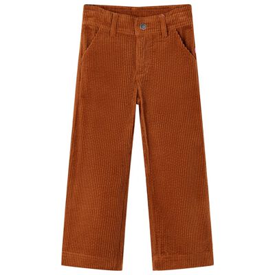 Kinderhose Cord Cognac 92