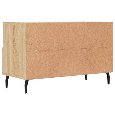 vidaXL TV-Schrank Sonoma-Eiche 80x36x50 cm Holzwerkstoff