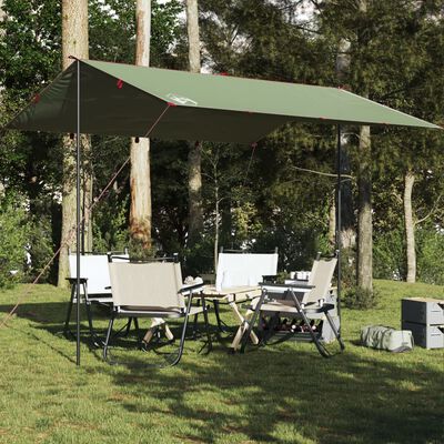 vidaXL Tarp Grün 360x294 cm Wasserdicht