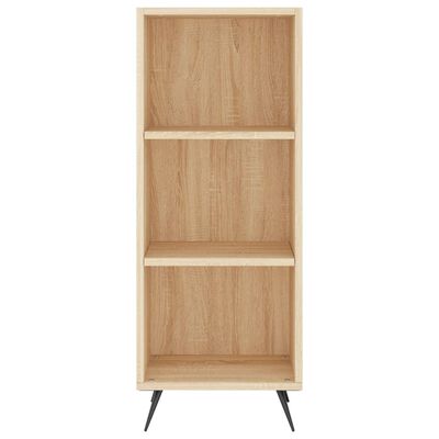 vidaXL Highboard Sonoma-Eiche 34,5x34x180 cm Holzwerkstoff