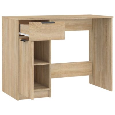 vidaXL Schreibtisch Sonoma-Eiche 100x50x75 cm Holzwerkstoff