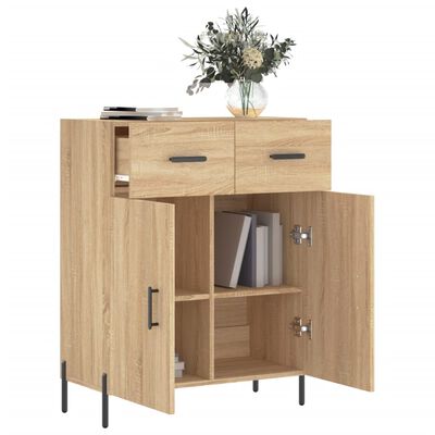 vidaXL Sideboard Sonoma-Eiche 69,5x34x90 cm Holzwerkstoff