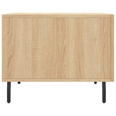 vidaXL Couchtische 2 Stk. Sonoma-Eiche 50x50x40 cm Holzwerkstoff