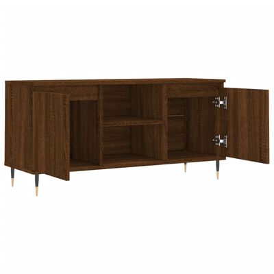 vidaXL TV-Schrank Braun Eichen-Optik 104x35x50 cm Holzwerkstoff