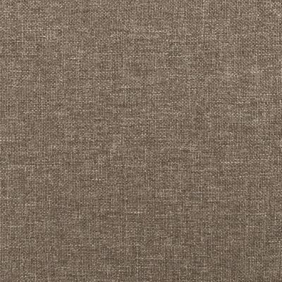 vidaXL Kopfteile 2 Stk. Taupe 100x5x78/88 cm Stoff