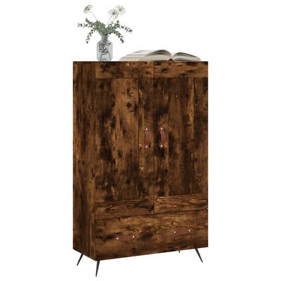 vidaXL Highboard Räuchereiche 69,5x31x115 cm Holzwerkstoff