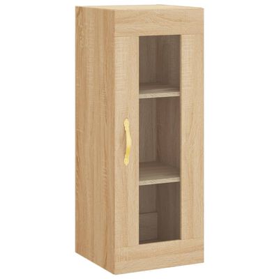 vidaXL Highboard Sonoma-Eiche 34,5x34x180 cm Holzwerkstoff