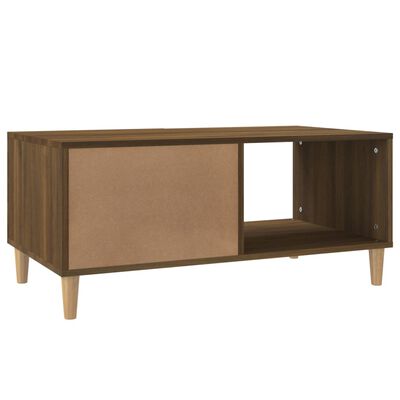 vidaXL Couchtisch Braun Eichen-Optik 89,5x50x40 cm Holzwerkstoff