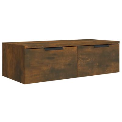 vidaXL Wandschrank Räuchereiche 68x30x20 cm Holzwerkstoff