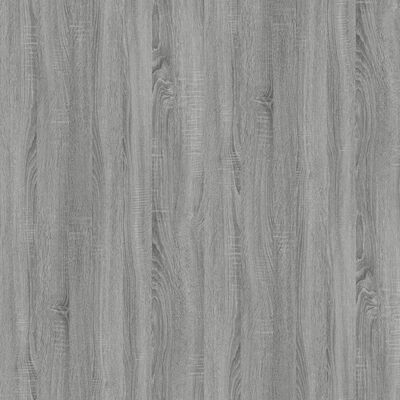 vidaXL Couchtisch Grau Sonoma 80x45x45 cm Holzwerkstoff und Eisen