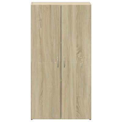 vidaXL Aktenschrank Sonoma-Eiche 60x32x115 cm Holzwerkstoff