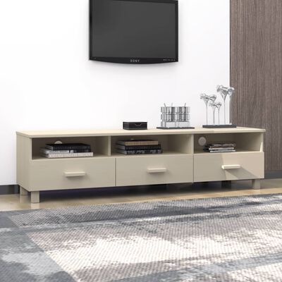 vidaXL TV-Schrank HAMAR Honigbraun 158x40x40 cm Massivholz Kiefer