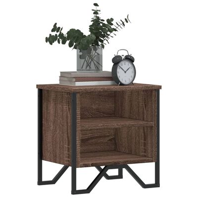 vidaXL Nachttisch Braun Eichen-Optik 40x30x40 cm Holzwerkstoff