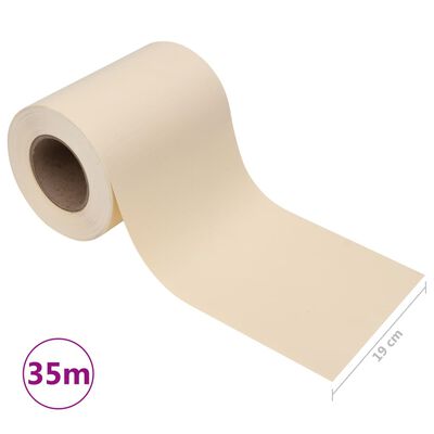 vidaXL Garten-Sichtschutz PVC 35x0,19 m Creme