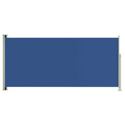 vidaXL Seitenmarkise Ausziehbar 140x300 cm Blau