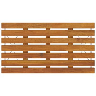 vidaXL Bistrotisch Klappbar 100x54x71 cm Massivholz Akazie und Stahl