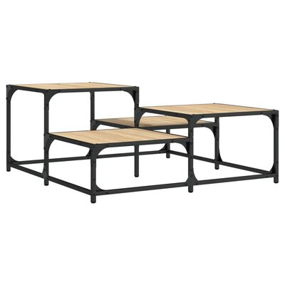 vidaXL Couchtisch Sonoma-Eiche 87,5x87,5x40 cm Holzwerkstoff