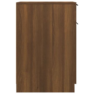 vidaXL Schreibtischschrank Braun Eichen-Optik 33,5x50x75 cm