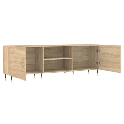 vidaXL TV-Schrank Sonoma-Eiche 150x30x50 cm Holzwerkstoff