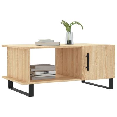 vidaXL Couchtisch Sonoma-Eiche 90x50x40 cm Holzwerkstoff