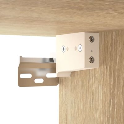 vidaXL Wandschrank Sonoma-Eiche 69,5x32,5x90 cm Holzwerkstoff