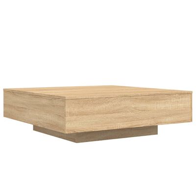 vidaXL Couchtisch Sonoma-Eiche 100x100x31 cm Holzwerkstoff