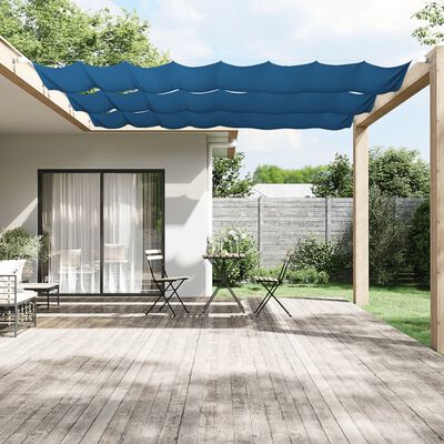 vidaXL Senkrechtmarkise Blau 60x360 cm Oxford-Gewebe