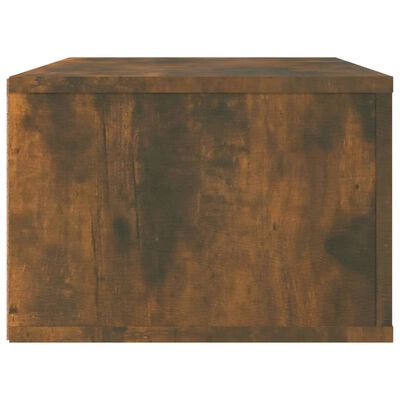 vidaXL TV-Wandschrank Räuchereiche 80x36x25 cm Holzwerkstoff