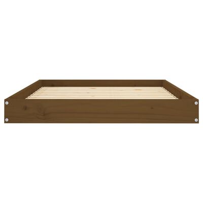 vidaXL Hundebett Honigbraun 101,5x74x9 cm Massivholz Kiefer