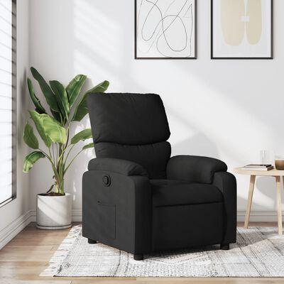 vidaXL Relaxsessel Schwarz Stoff