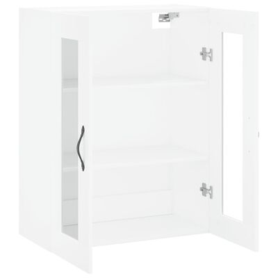 vidaXL Wandschrank Weiß 69,5x34x90 cm Holzwerkstoff