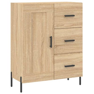 vidaXL Highboard Sonoma-Eiche 69,5x34x180 cm Holzwerkstoff