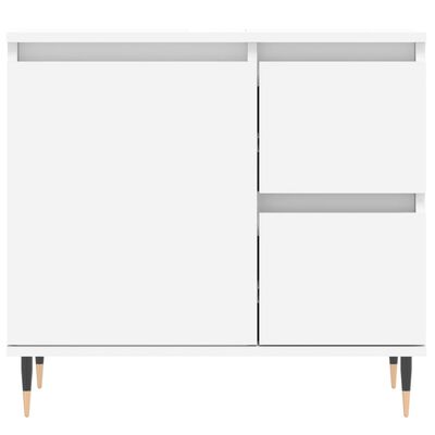 vidaXL Badschrank Weiß 65x33x60 cm Holzwerkstoff