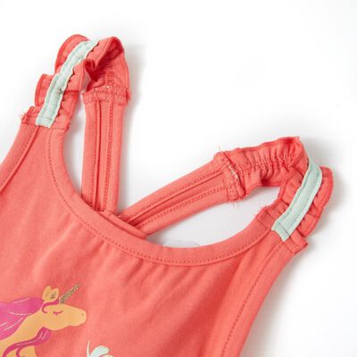 Kinder-Tanktop Korallenrosa 116