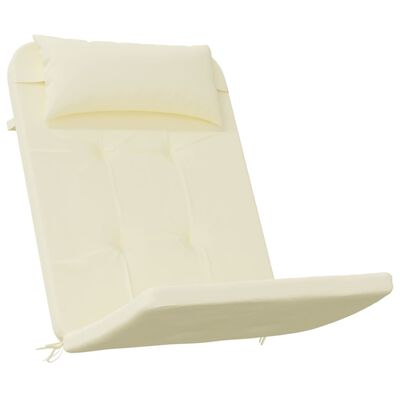 vidaXL Adirondack-Auflagen 2 Stk. Creme Oxford-Gewebe