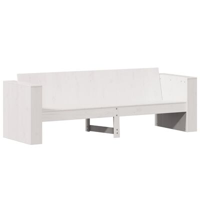 vidaXL Gartensofa 3-Sitzer Weiß 189x60x62 cm Massivholz Kiefer